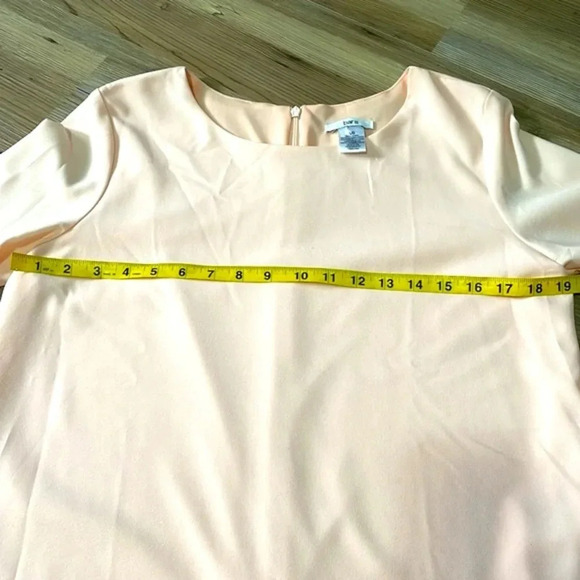 Bar III Women Bell Sleeved Shift Dress Ballet Pink Size L Lined Cocktail Flowy - Picture 7 of 13
